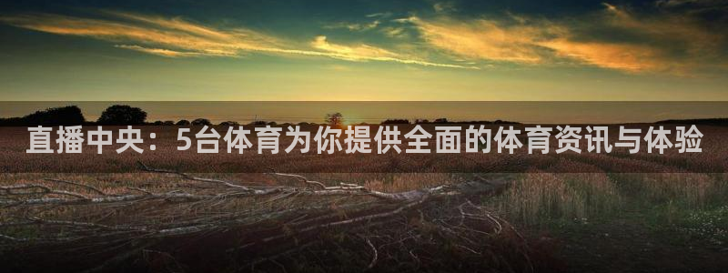 河豚体育直播app官网下载：直播中央：5台体育为你提供全面的体育资讯与体验